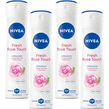 NIVEA ANTIPERSPIRANT Rose Touch 4*150 Ml PRO ŽENY