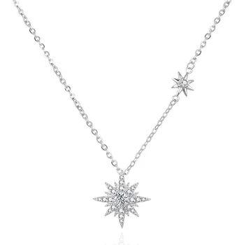 Náhrdelník Slušivý stříbrný náhrdelník AGT-N005W Agato