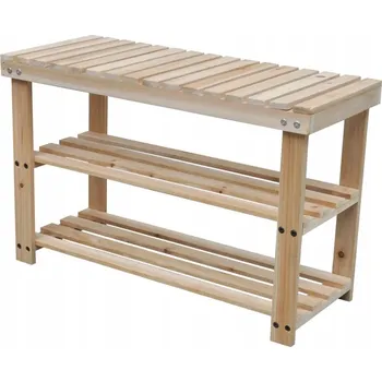 Botník VidaXL Botník se sedákem 29 x 45 x 70 cm přírodní dub