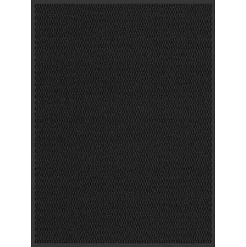 Rohožka Černá rohožka před dveře 90 x 120 cm, polypropylen a PVC