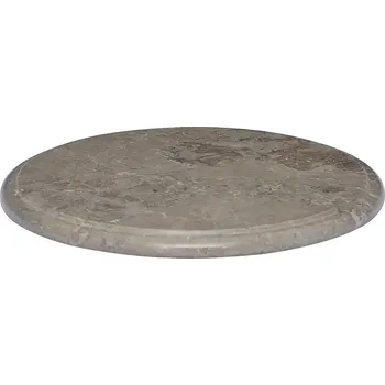 Konferenční stolek Deska stolu, šedá, Ø40 x 2,5 cm, mramor