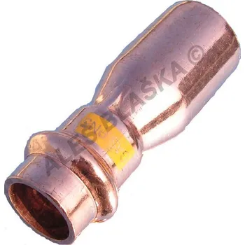 Fitinka EFFEBI - Itálie | CU měděná vsuvka redukovaná MxF , lisovací, PRESS, na měď trubky - 22x15 CP.9243