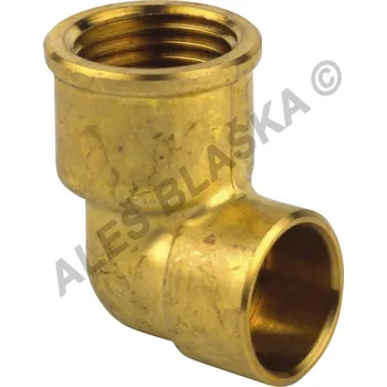 Fitinka CU 4090 G Bronzové pájecí koleno (oblouk) s vnitřním závitem A xIG (pro k pájení, letovací - měď) - 18x1/2" CU.4090G