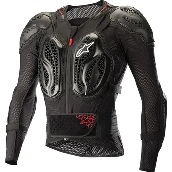 Chránič těla Chráničová vesta - ALPINESTARS Bionic Pro Protection Jacket LS - černá / červená M