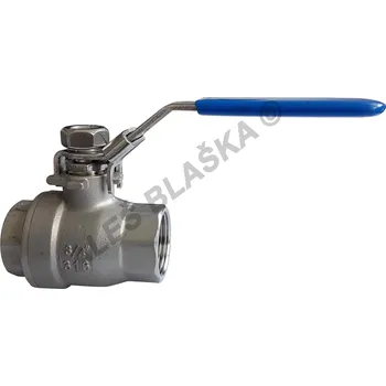 Instalatérský materiál Kulový kohout (ventil nerez) nerezový, FF, páka - 3/8" 300F