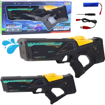 Dětská zbraň Elektrický vodní pistol s automatickým střelbou, 550 ml, dosah 10 m, černý