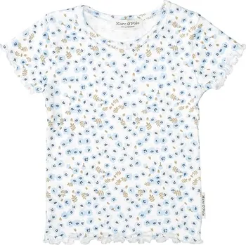 Tričko Marc O'Polo Junior Weiß/ Hellblau 3484138 116
