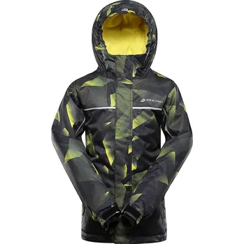 Dívčí bunda Alpine Pro Schwarz/ Gelb 7054746 134