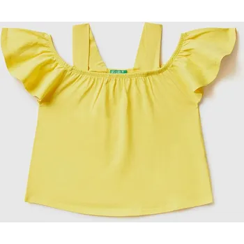 Dívčí tričko Tričko Benetton Gelb 4676908 130