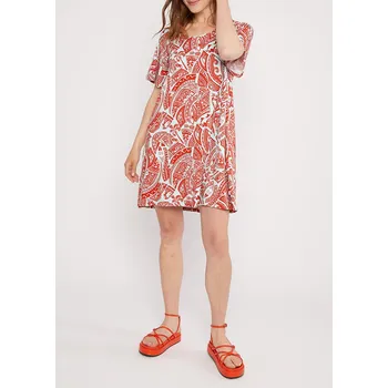 Dámské šaty Šaty Blutsgeschwister Rot/ Weiß 207047 M