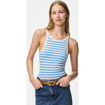 Dámská móda Pieces Blau/Weiß 8965746 XL