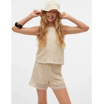 Dívčí kraťasy Vero Moda Girl Beige 3975010 140