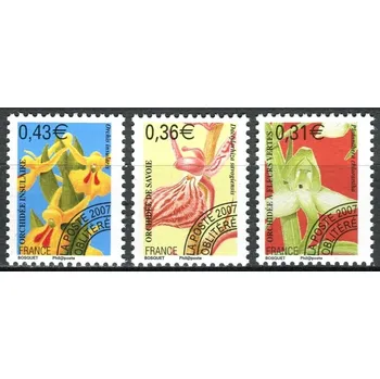 Poštovní známka Post France (2007) MiNr. 4193 - 4195 ** - Francie - Orchideje