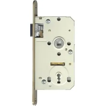 Dveřní kování 81055 - zámek zadlab.+plech, 90 50 klíč BB (81055 - zámek zadlab.+plech, 90 50 klíč BB)