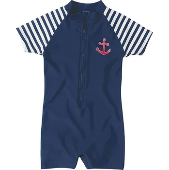 Chlapecké plavky Playshoes Weiß/ Dunkelblau 4455117 86