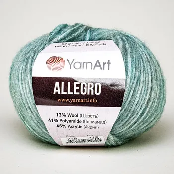 Příze Pletací příze YarnArt ALLEGRO 718 zelená, melírovaná, 50g/145m