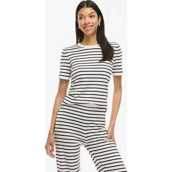 Tričko Vila Weiß/ Schwarz 5075163 S