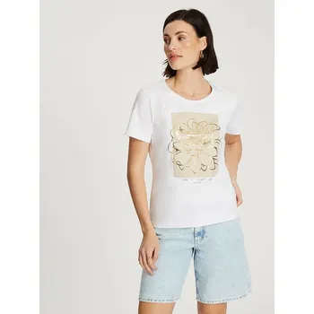 Dámské oblečení Tričko Cross Jeans Weiß 8665189 XS