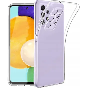 Pouzdro na mobilní telefon Zadní Kryt pro Samsung Galaxy A52 PRŮHLEDNÝ 2MM bezbarvý