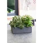 Dekorační mísa QUADRADO, sklolaminát, 30x30 cm, šedá 215477792