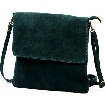 Kabelka Vera Pelle kabelka z pravé kůže zelená