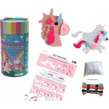 kreativní sada KREATIVNÍ SADA NA ŠITÍ JEDNOROŽCI Z PLSTI