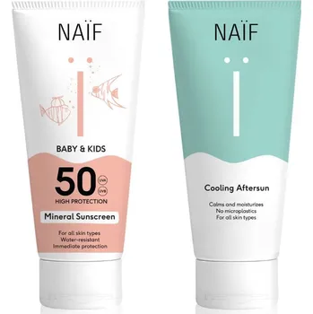NAÏF SUN DUO Ochranný krém na opalování SPF 50 a Chladivý gel po opalování