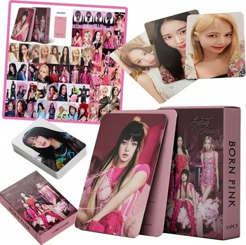 Obraz 55 KARET LOMO KPOP NOVÉ IDOL FOTOGRAFIE PLAKÁTY KARTY SADA BLACKPINK