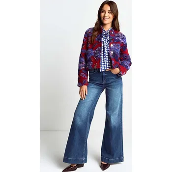 Dámská vesta Bunda Rich & Royal Bordeaux/ Dunkelblau 8453239 XS