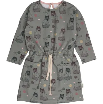 Dívčí šaty Walkiddy Grau 7153000 116