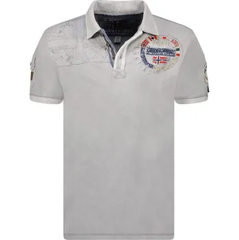 Pánské tričko Tričko Geographical Norway Grau 557167 S