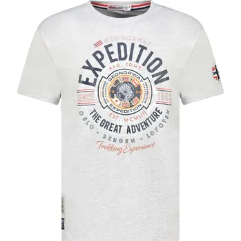 Pánské tričko Tričko Geographical Norway Grau 8762520 S