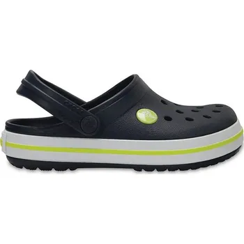 Dívčí pantofle Crocs Dunkelblau/ Gelb 389336 19.5