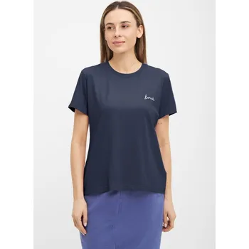 Dámské oblečení Tričko Bench Dunkelblau 7026256 40