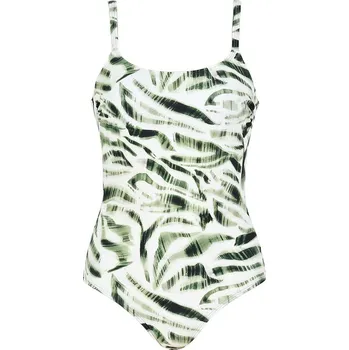 Dámské oblečení Plavky Naturana Weiß/ Grün 745451 46B-Cup