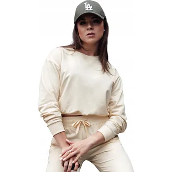 Podprsenka Dámská klasická hladká Mikina bez kapuce ležérní béžová BY1297 - S