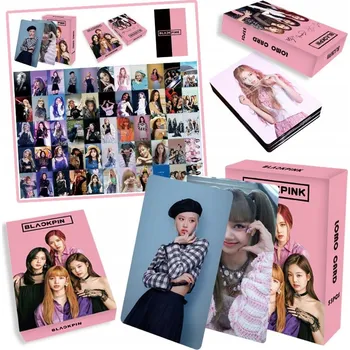 Obraz 55 KARET NOVÝ IDOL LOMO KPOP BLACKPINK SVĚTOVÉ TURNÉ SADA FOTOKARET