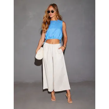 Dámské kalhoty LA Angels Creme 2641414 L