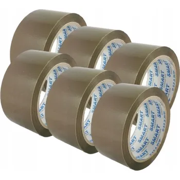 Lepicí páska Balicí páska Smart hnědá šířka 48 mm délka 91 m 6 ks