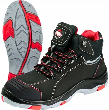 Pracovní obuv Pánské pracovní boty Kotníkové Kožené ochranné BEZ OCELOVÉ ŠPIČKY BOZP O1 Nubuk 44