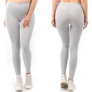 Dámské legíny Dámské dlouhé Legíny LAEMI 461 šedé velikosti S