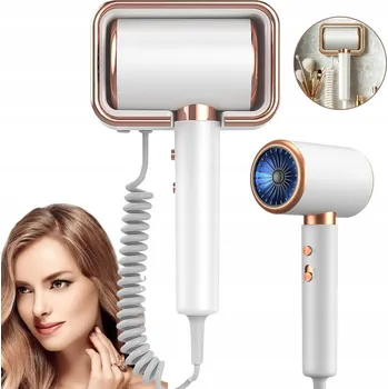 Fén Fén na vlasy nástěnný lehký s držákem ionizace 2000W studený vzduch