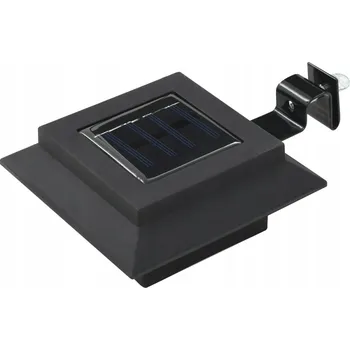 Venkovní osvětlení Čtvercové solární lampy venkovní, 6 ks, LED, 12 cm, černé
