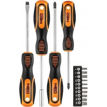 Šroubovák Sada šroubováků Neo Tools s bity, 14 dílů