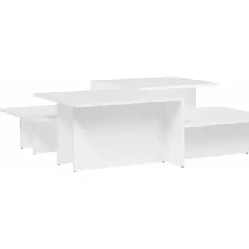 Konferenční stolek Konferenční stolek VidaXL obdélníkový 50 x 33 x 111,5 cm bílý