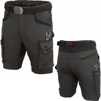 Pracovní obuv Pracovní kalhoty ART.MAS krátké, černé, elastické s kapsami, velikost vel.