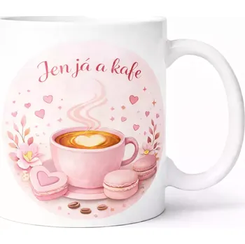 Hrnek 330 ml jen já světle růžový světle růžový CZ