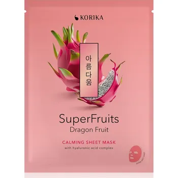 Pleťová maska KORIKA SuperFruits Dračí ovoce zklidňující sheet maska 25 g