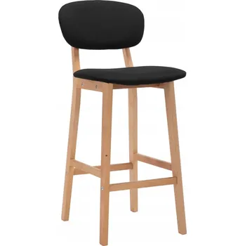 Barová židle VidaXL Barová Židle černá 92 cm látková