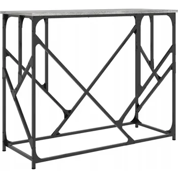 Konferenční stolek Konzolový stolek, šedý dub sonoma, 100x40x80 cm